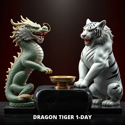 Dragon Tiger 1 Day live game on the 99exch casino floor