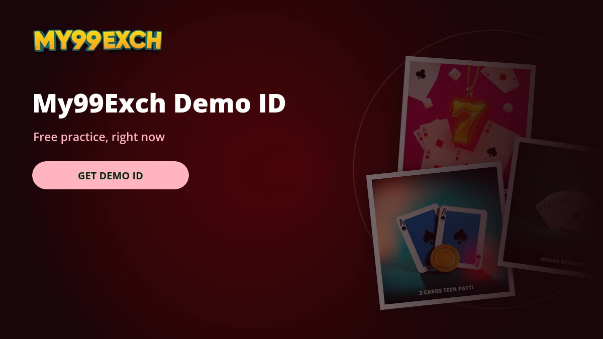 My99Exch demo id panel banner with sic bo and casino tiles
