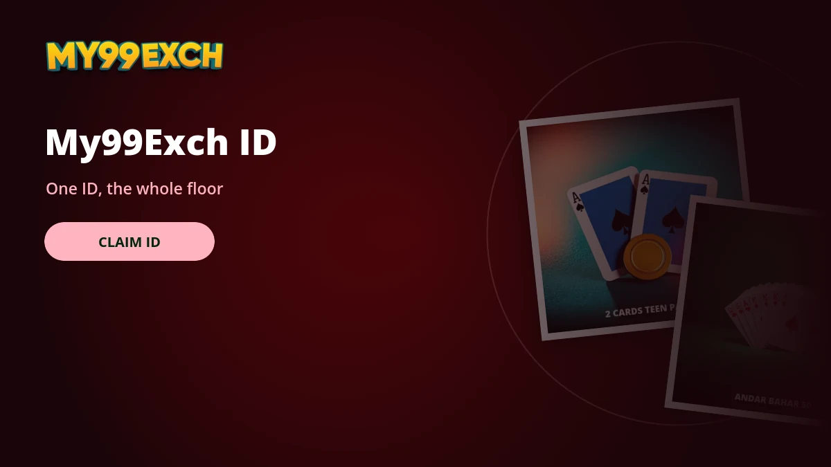 My99Exch id panel banner with teen patti and beach roulette tiles
